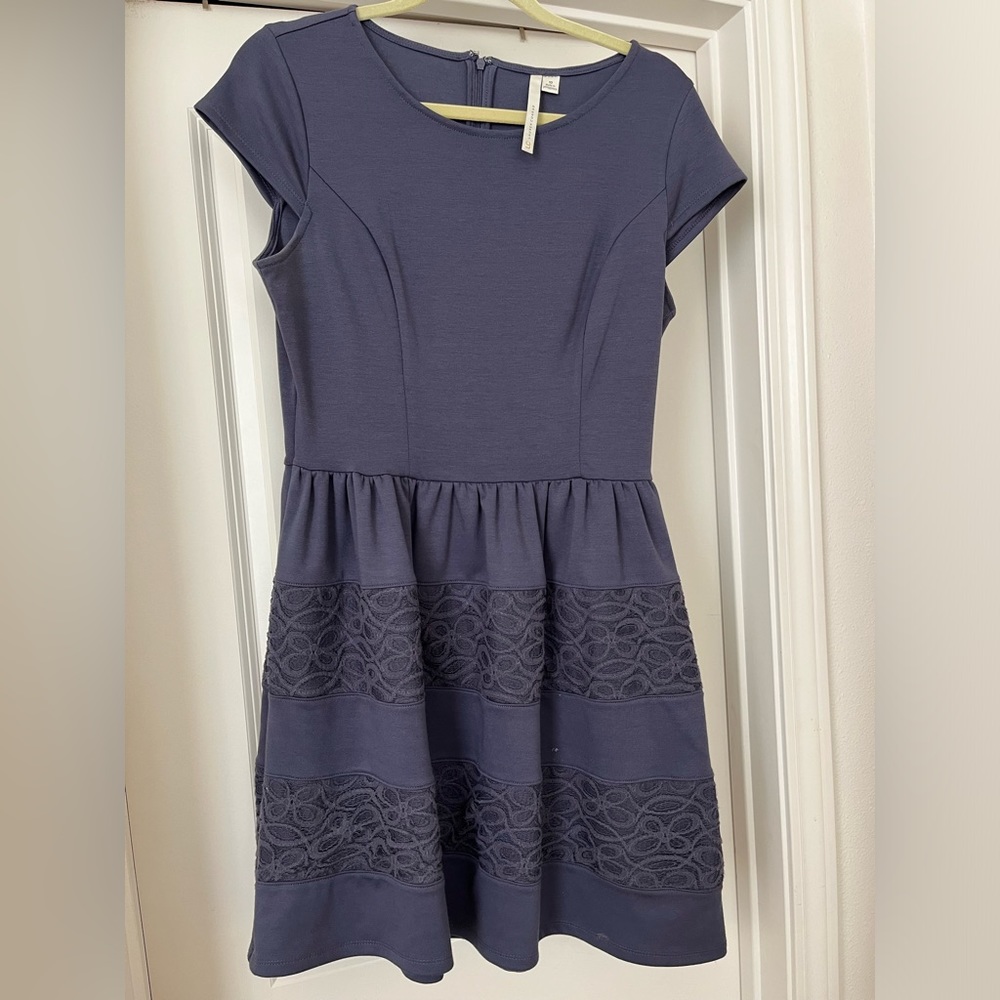 Cocktail dress- Lauren Conrad brand - purple blue color